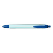 Leuke blauwe baby jongen uil gepersonaliseerde pen (Achterkant)