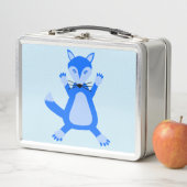Leuke blauwe baby jongen vos (In situ)