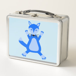 Leuke blauwe baby jongen vos