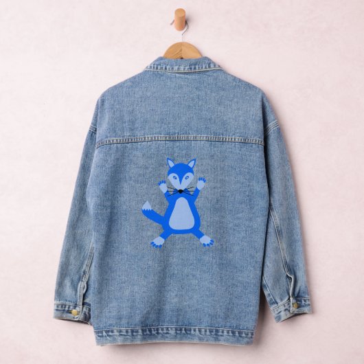 Leuke blauwe baby jongen vos denim jacket (Hangar)