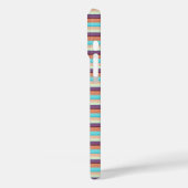 Leuke blauwe bruine strepen  Case-Mate iPhone case (Achterkant / Links)