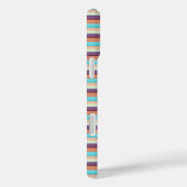 Leuke blauwe bruine strepen  Case-Mate iPhone case (Achterkant / Rechts)