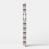 Leuke blauwe bruine strepen  Case-Mate iPhone case (Achterkant / Rechts)