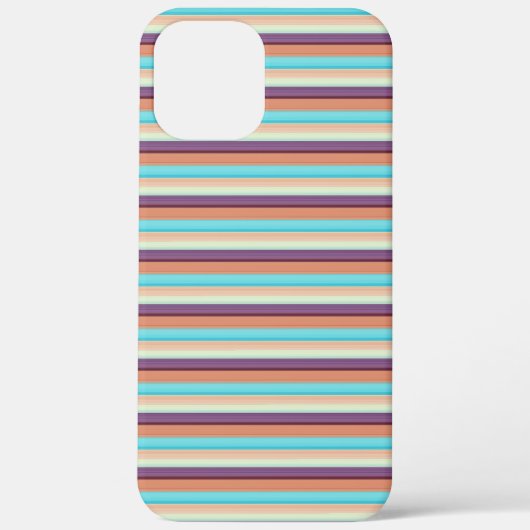 Leuke blauwe bruine strepen  Case-Mate iPhone case (Achterkant)