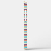 Leuke blauwe bruine strepen  Case-Mate iPhone case (Achterkant / Links)