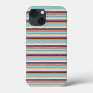 Leuke blauwe bruine strepen  Case-Mate iPhone case