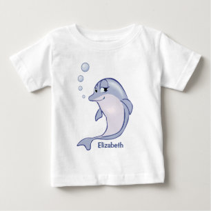 Leuke blauwe dolfijn om te personaliseren