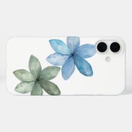 leuke blauwe en groene telefoonhoes iPhone 16 plus hoesje