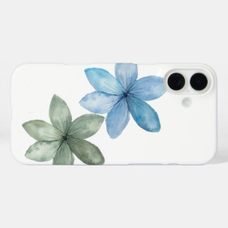 leuke blauwe en groene telefoonhoes iPhone 16 plus hoesje