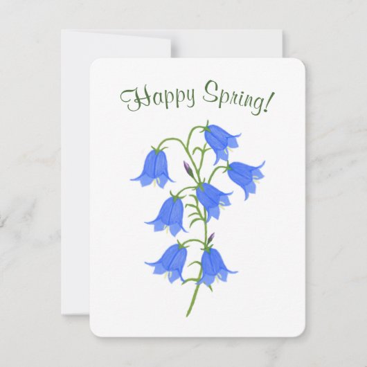 Leuke Blauwe Klokjes In De Lente (Voorkant)