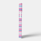 Leuke blauwe roze strepen Case-Mate iPhone case (Achterkant / Rechts)