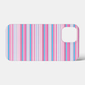 Leuke blauwe roze strepen Case-Mate iPhone case (Achterkant (horizontaal))