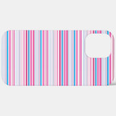 Leuke blauwe roze strepen Case-Mate iPhone case (Achterkant / Rechts)