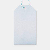 Leuke Blauwe Sterren Dank Je Cadeaulabel (Achterkant)