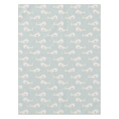 Leuke blauwe vinvis verjaardagsfeestje Baby shower Tafelkleed (Voorkant)