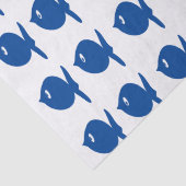 Leuke blauwe vis tissuepapier (Detail)