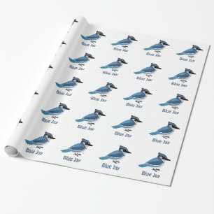 Leuke Blauwe Vlaamse gaai Cadeaupapier