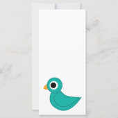 Leuke blauwe vogel (Voorkant)