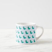 Leuke blauwe vogel espresso kop (Rechts)