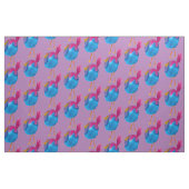Leuke blauwe vogel waterverf stof (Fat Quarter)