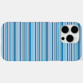 Leuke blauwe witte strepen Case-Mate iPhone case (Achterkant (horizontaal))