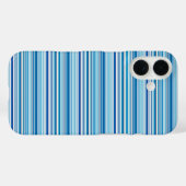 Leuke blauwe witte strepen Case-Mate iPhone case (Achterkant (horizontaal))