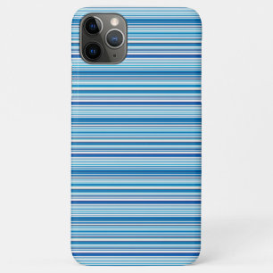 Leuke blauwe witte strepen Case-Mate iPhone case