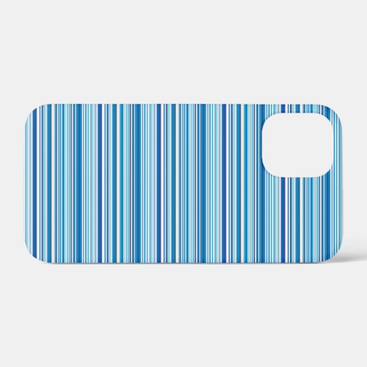 Leuke blauwe witte strepen Case-Mate iPhone case (Achterkant (horizontaal))