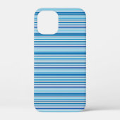 Leuke blauwe witte strepen Case-Mate iPhone case (Achterkant)