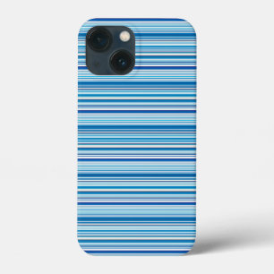 Leuke blauwe witte strepen Case-Mate iPhone case