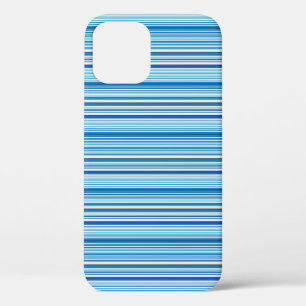 Leuke blauwe witte strepen Case-Mate iPhone case