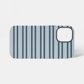 Leuke blauwgrijze strepen iPhone hoesje (Achterkant horizontaal)