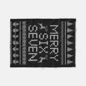 Leuke blije zes zeven 6 7 meme ontwerp kerst humor fleece deken (Voorkant (Horizontaal))