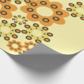 Leuke bloem bloemblaadje patroon 2 cadeaupapier (Hoek)