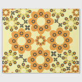 Leuke bloem bloemblaadje patroon 3 cadeaupapier (Vlak)