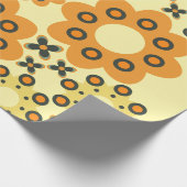 Leuke bloem bloemblaadje patroon 3 cadeaupapier (Hoek)