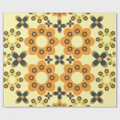 Leuke bloem bloemblaadje patroon 6 cadeaupapier (Vlak)