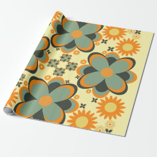Leuke bloem bloemblaadje patroon 7 cadeaupapier