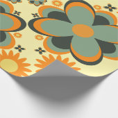 Leuke bloem bloemblaadje patroon 7 cadeaupapier (Hoek)