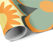 Leuke bloem bloemblaadje patroon 7 cadeaupapier (Rol Hoek)