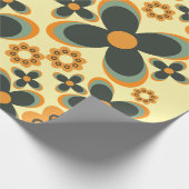 Leuke bloem bloemblaadje patroon 9 cadeaupapier (Hoek)