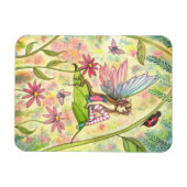 Leuke bloem fee magneet (Horizontaal)