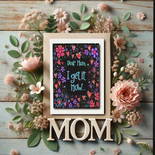 Leuke Bloemen Beste Mam Grappige Quote Moederdag Kaart