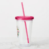 Leuke Bloemen Beste Mama Acryl Drinkbeker (Links)