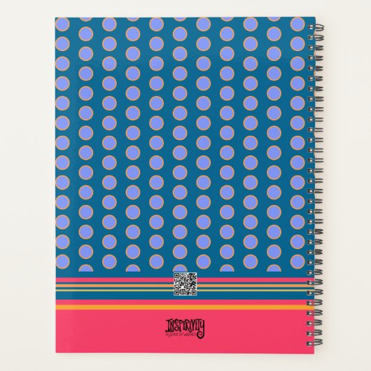 Leuke  bloemen Ontdek vrolijke inspiratie Planner (Achterkant)