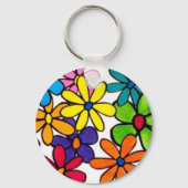 leuke bloemen sleutelhanger (Voorkant)