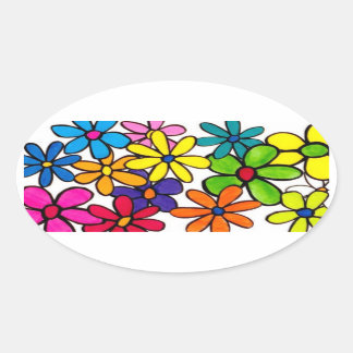 leuke bloemen sticker
