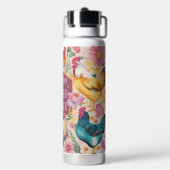 Leuke bloemenclucker niet vandaag kip waterfles (Achterkant)