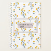 Leuke bloemenelegante chique coole agenda planner2 (Voorkant)