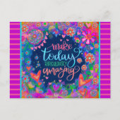 Leuke bloemenharten belachelijk geweldig citaat briefkaart (Voorkant)